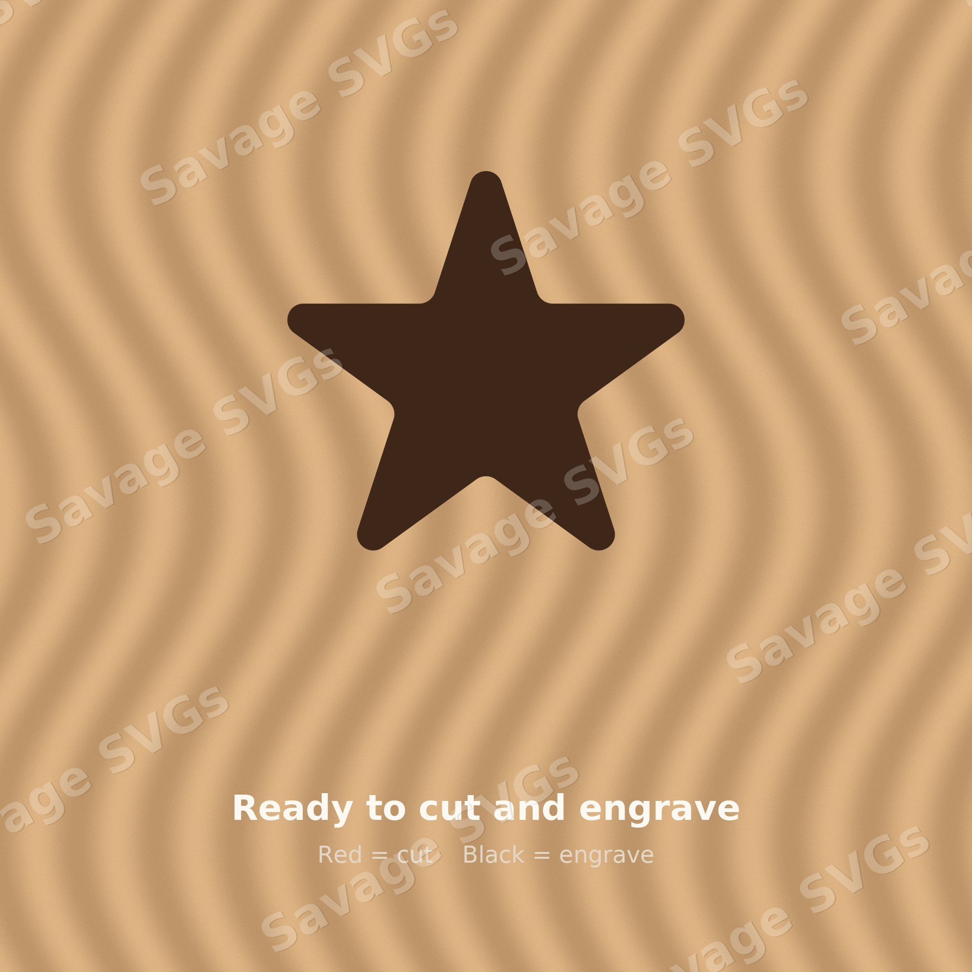 Rounded Star