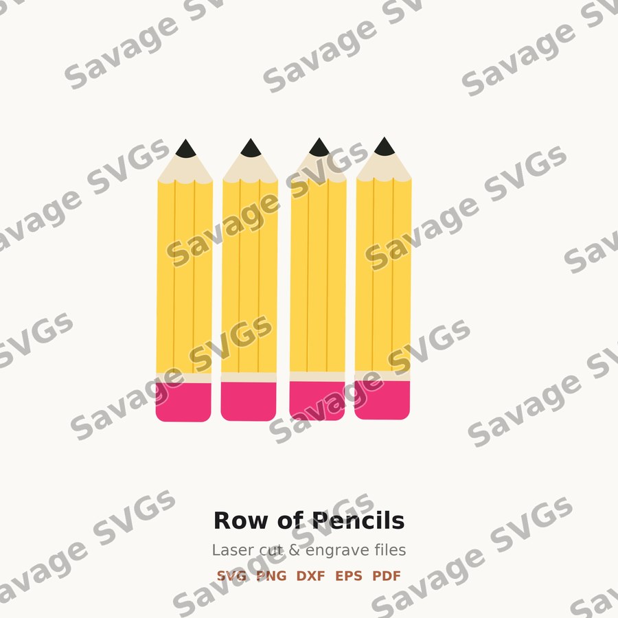 Row of Pencils