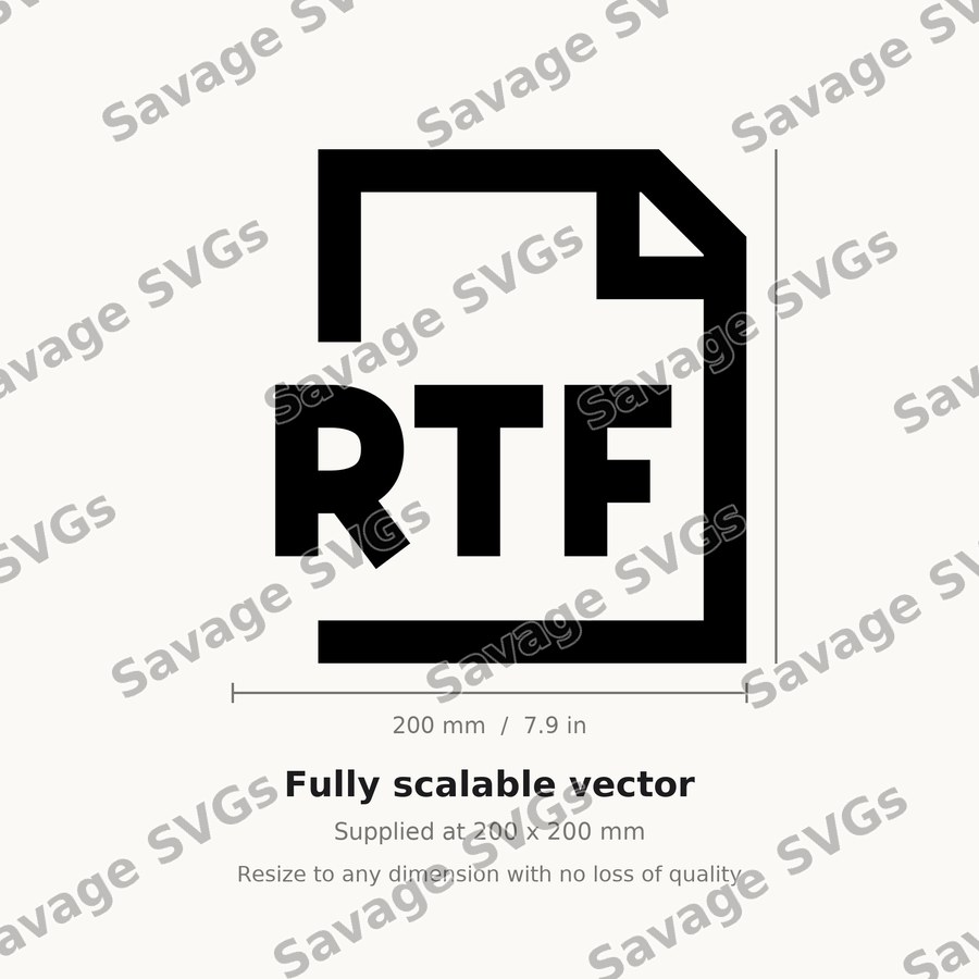 RTF File Icon