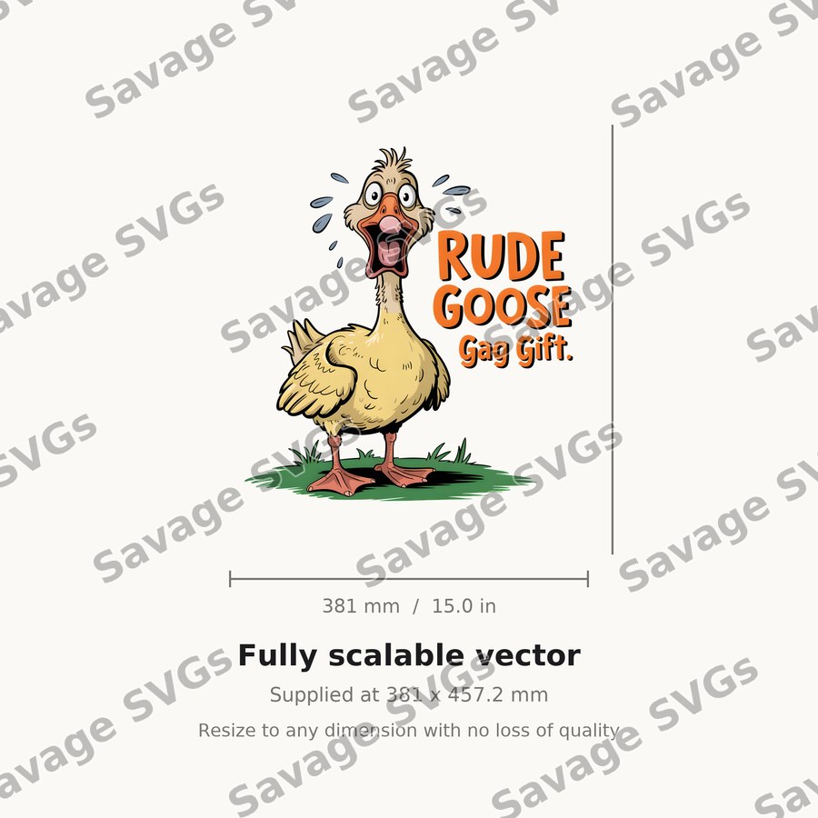 Rude Goose Gag Gift