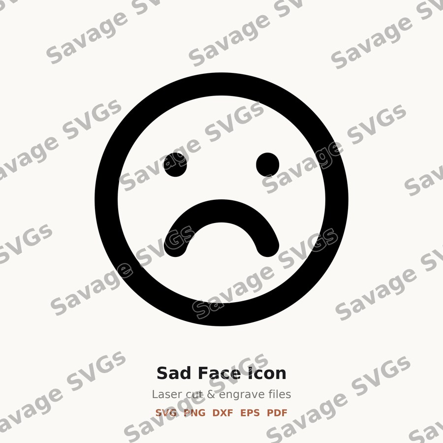 Sad Face Icon