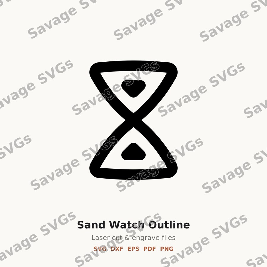 Sand Watch Outline