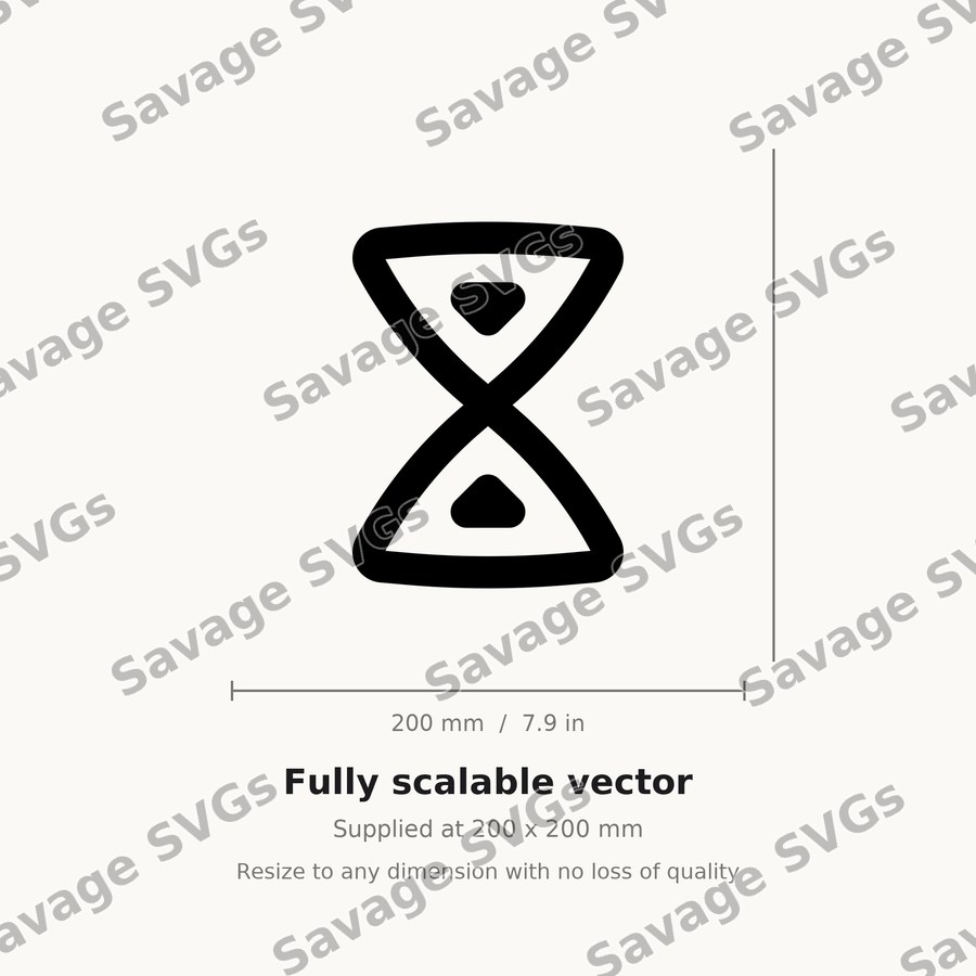 Sand Watch Outline