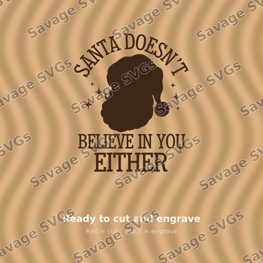 Santa Doesn't Believe In You Either