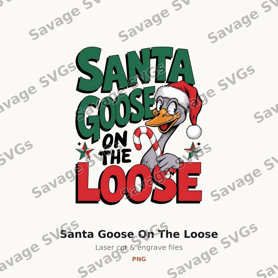 Santa Goose On The Loose