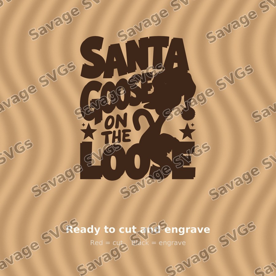 Santa Goose On The Loose