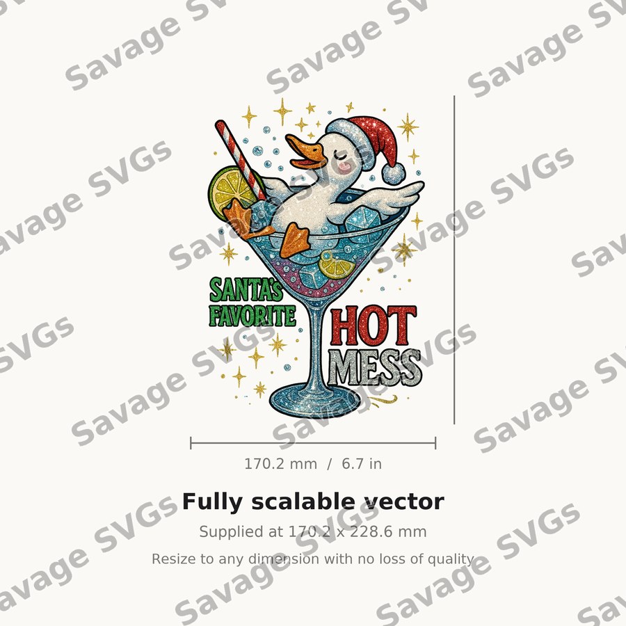 Santa's Favorite Hot Mess