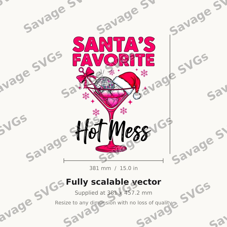 Santa's Favorite Hot Mess