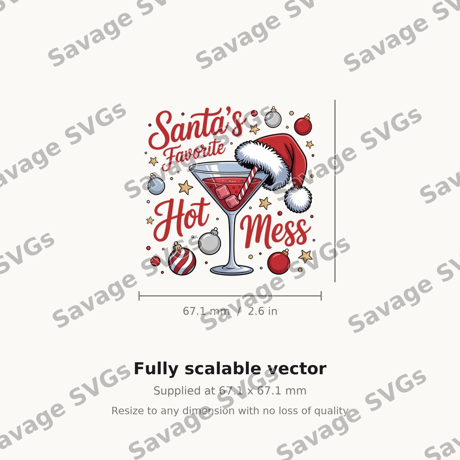 Santa's Favorite Hot Mess