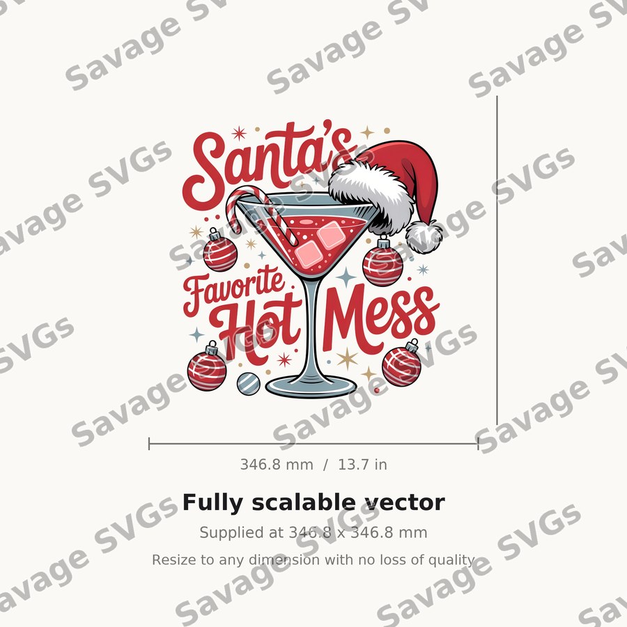 Santa's Favorite Hot Mess