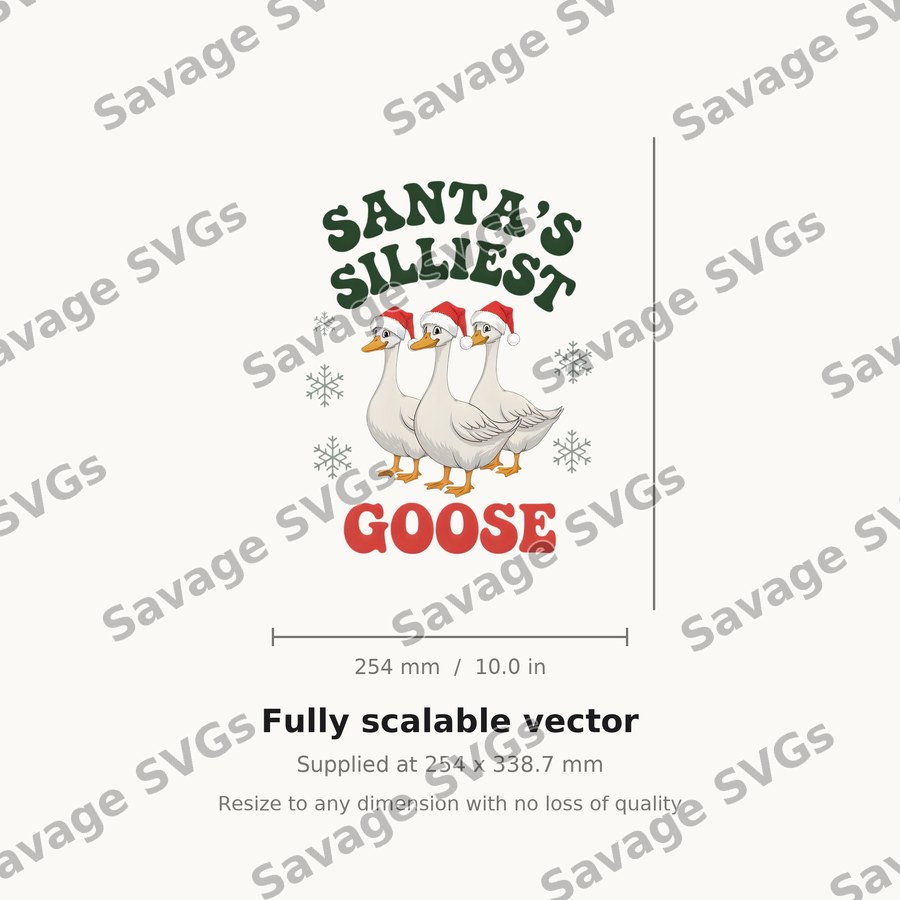 Santa's Silliest Goose