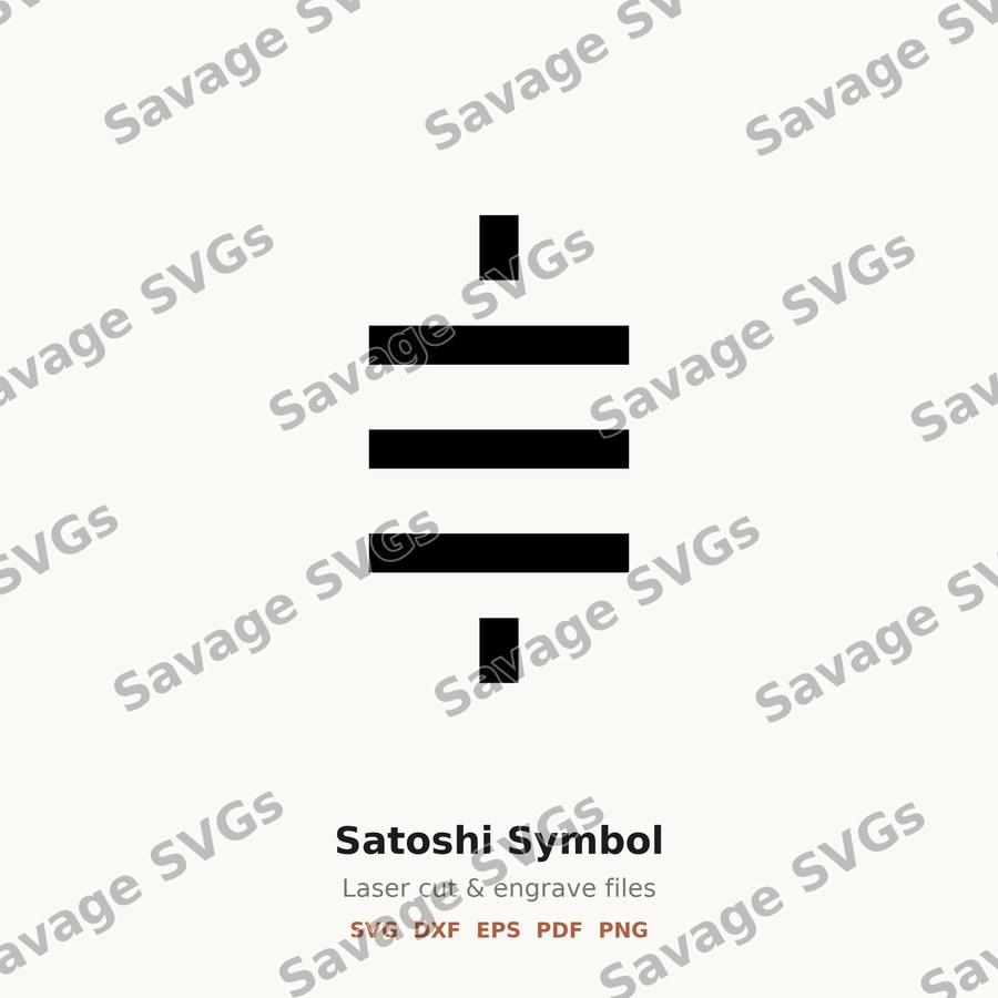 Satoshi Symbol