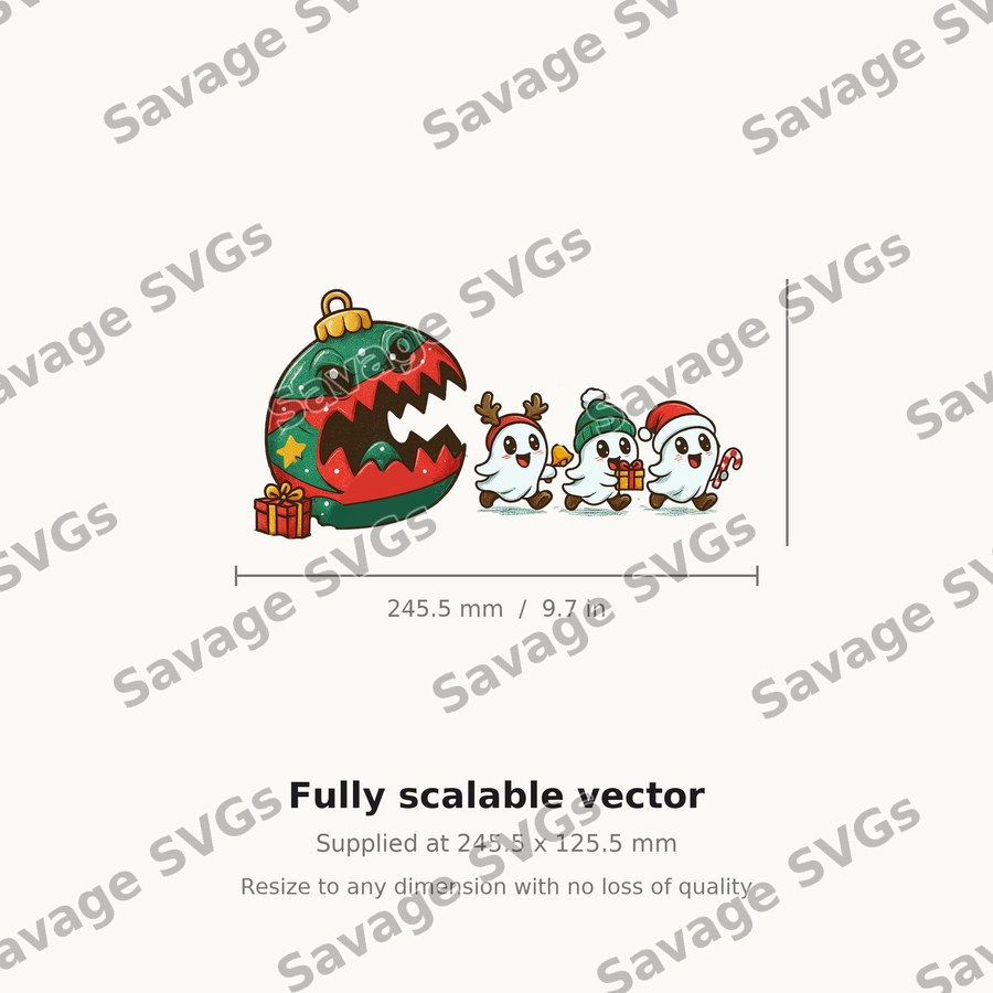 Scary Ornament And Ghosts