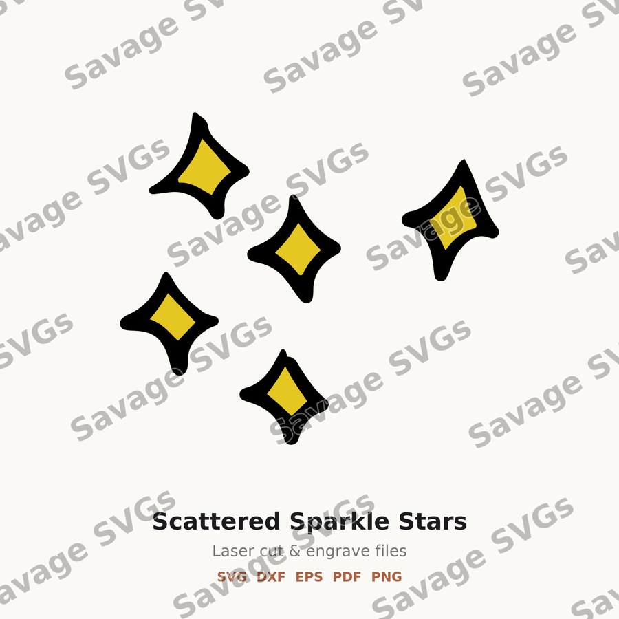Scattered Sparkle Stars