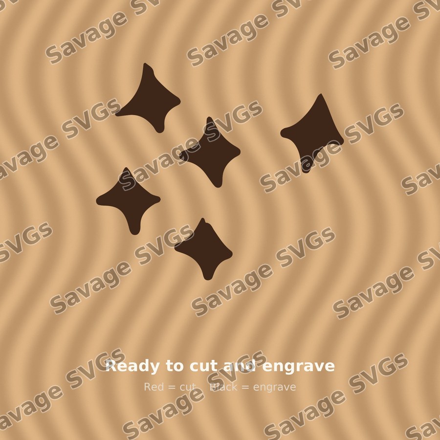 Scattered Sparkle Stars