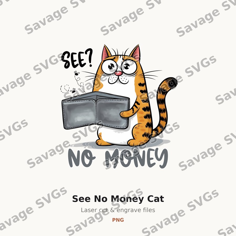 See No Money Cat