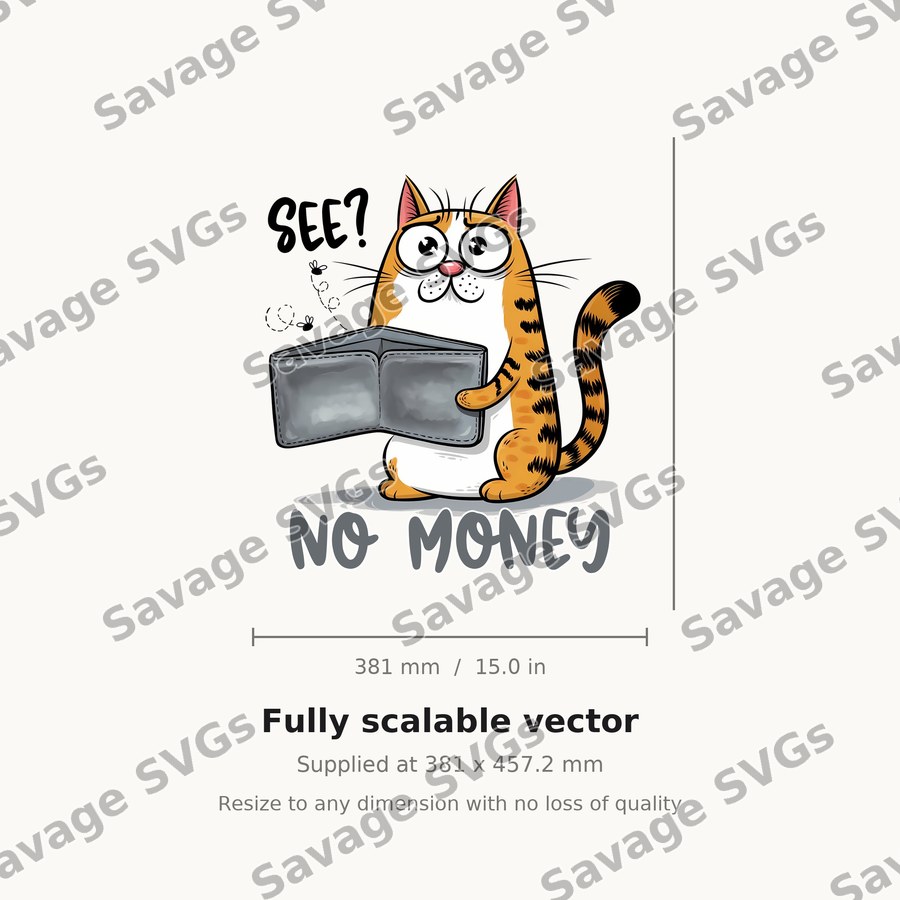 See No Money Cat