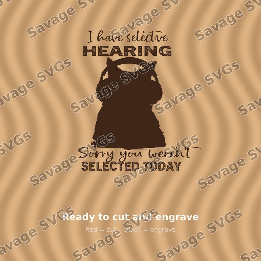Selective Hearing Cat