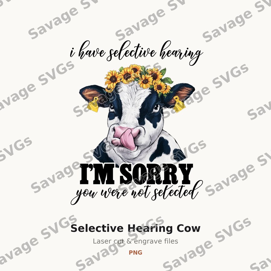 Selective Hearing Cow