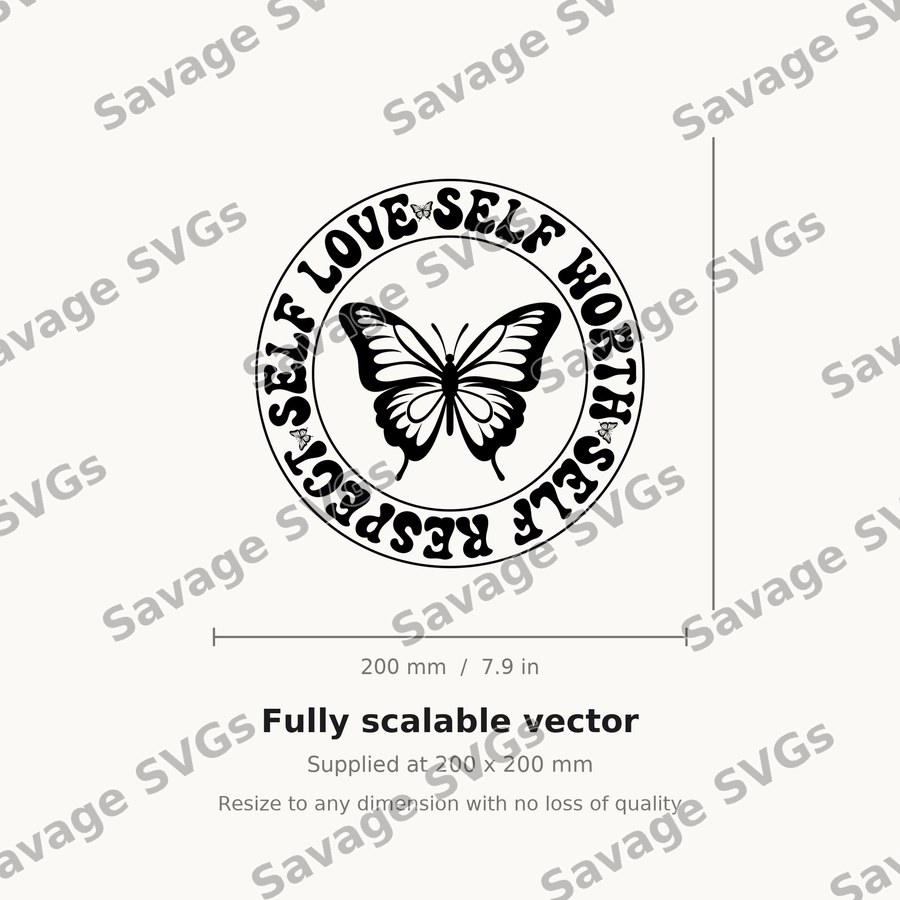 Self Love Butterfly