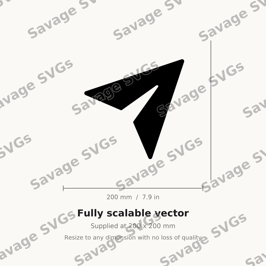 Paper Airplane Send Icon