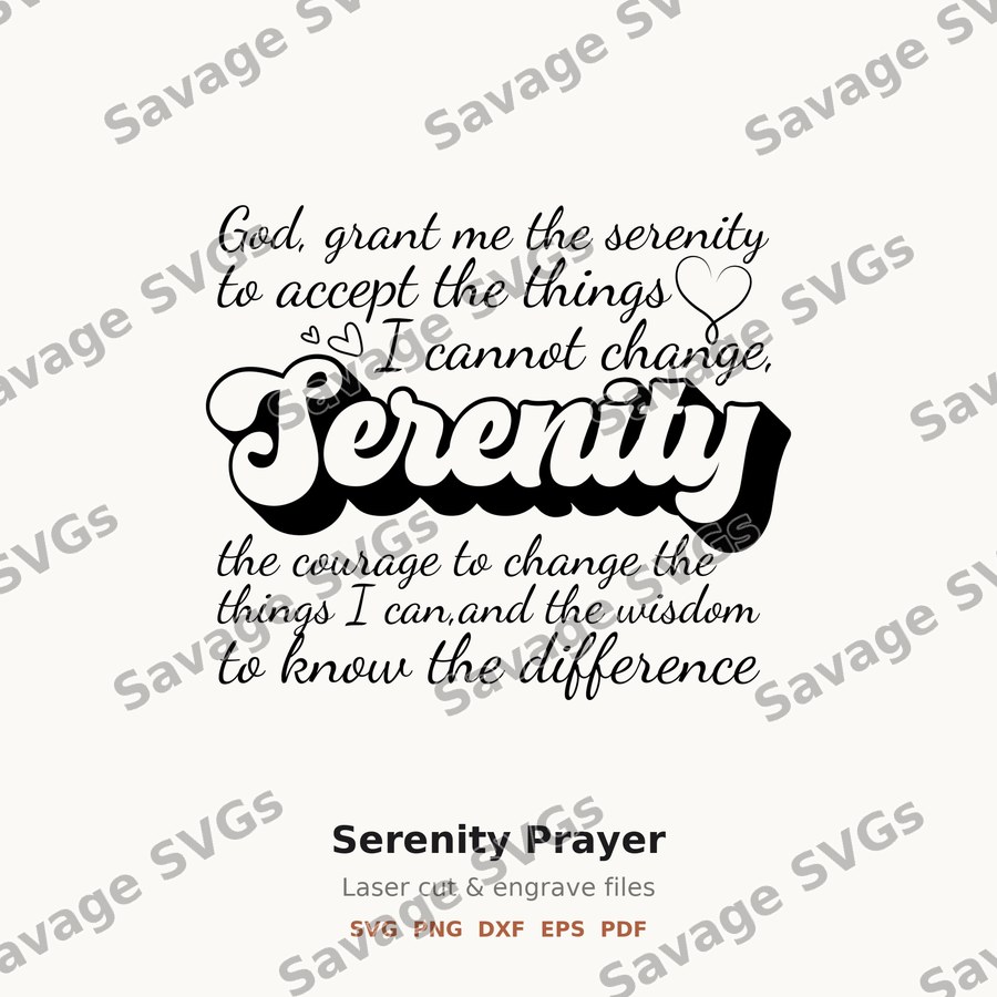 Serenity Prayer