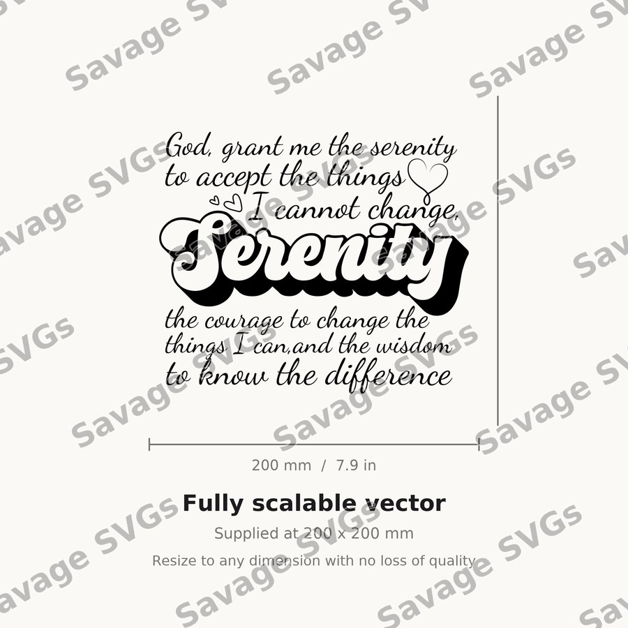 Serenity Prayer