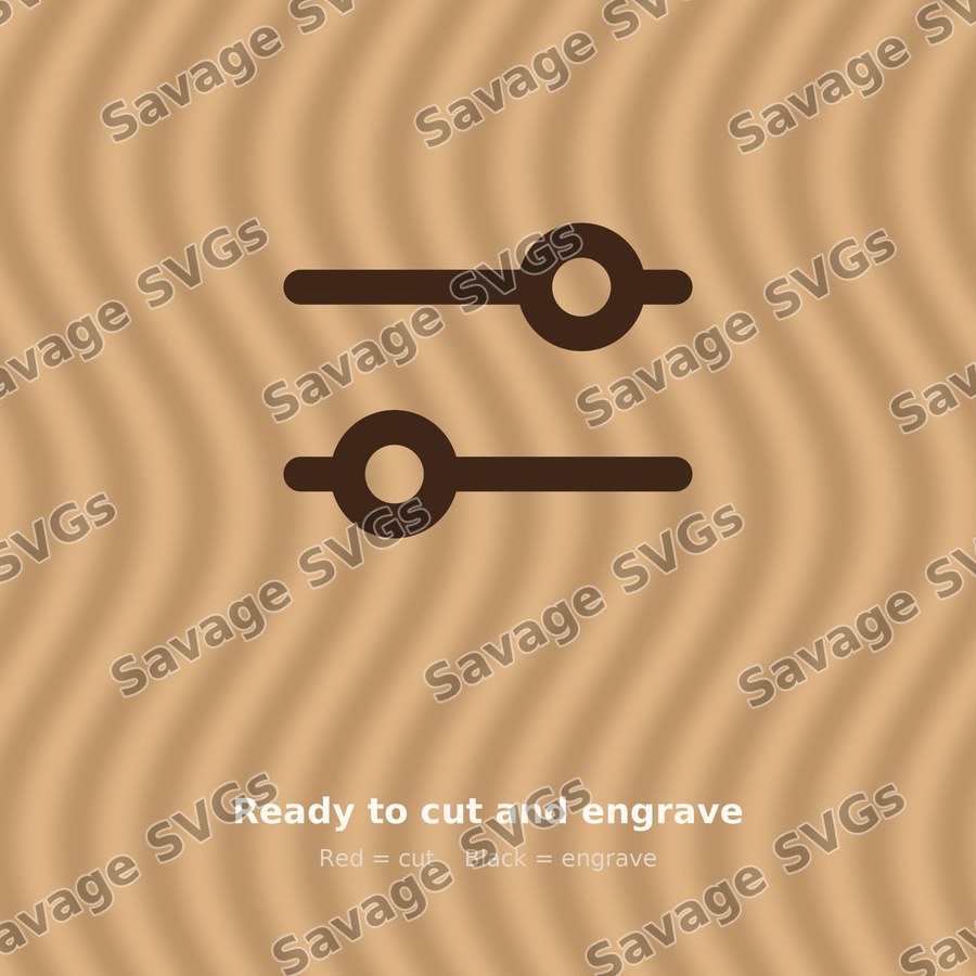 Settings Adjust Outline