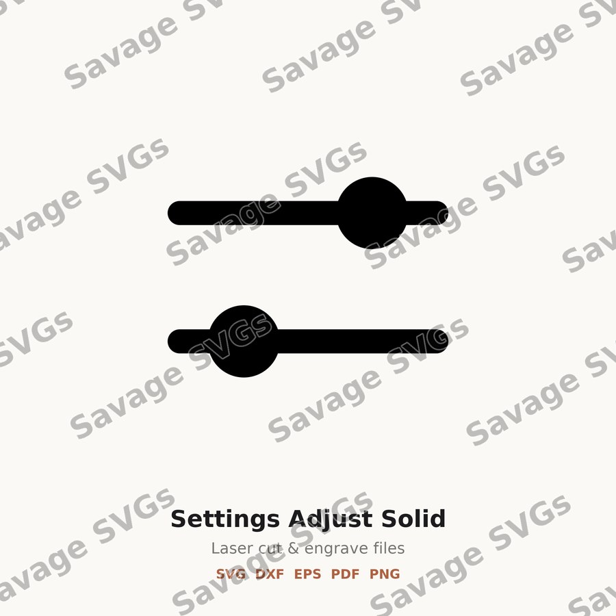 Settings Adjust Solid