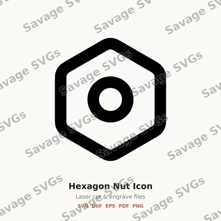 Hexagon Nut Icon