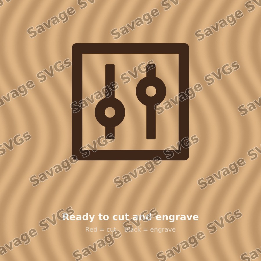 Settings Sliders Icon