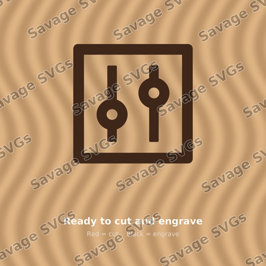 Settings Sliders Icon