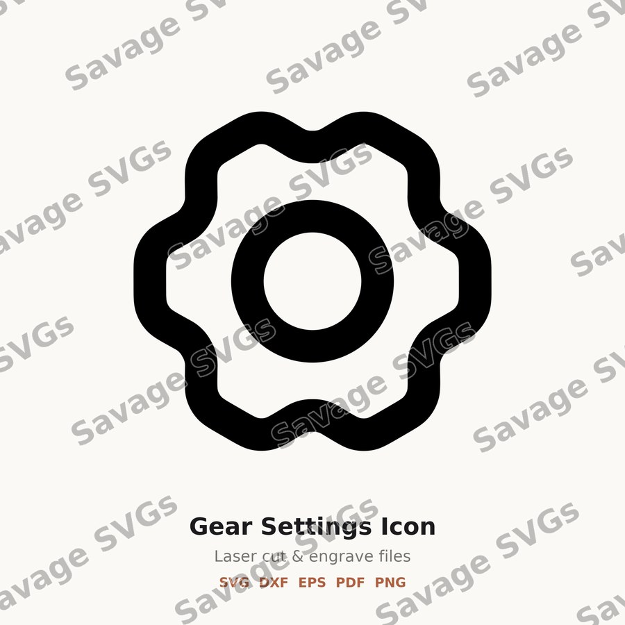 Gear Settings Icon