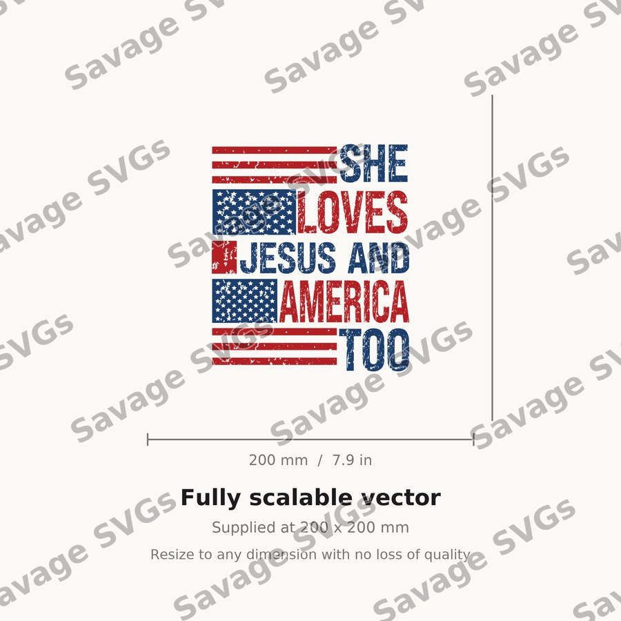 She Loves Jesus And America