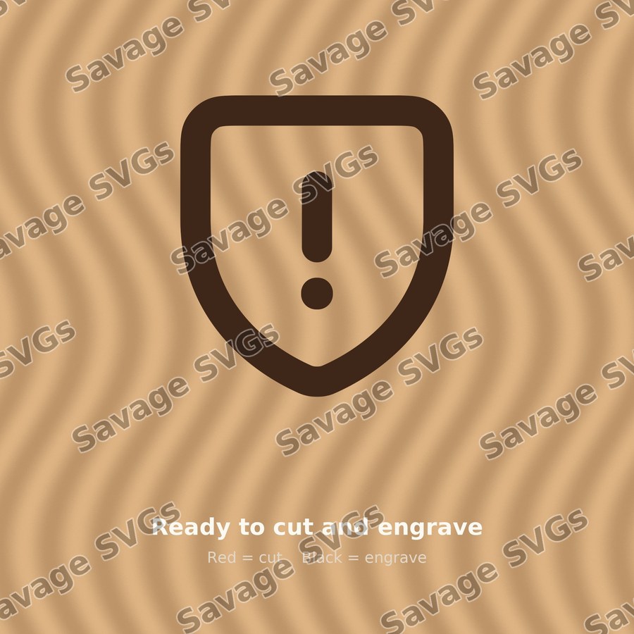 Shield Warning Icon