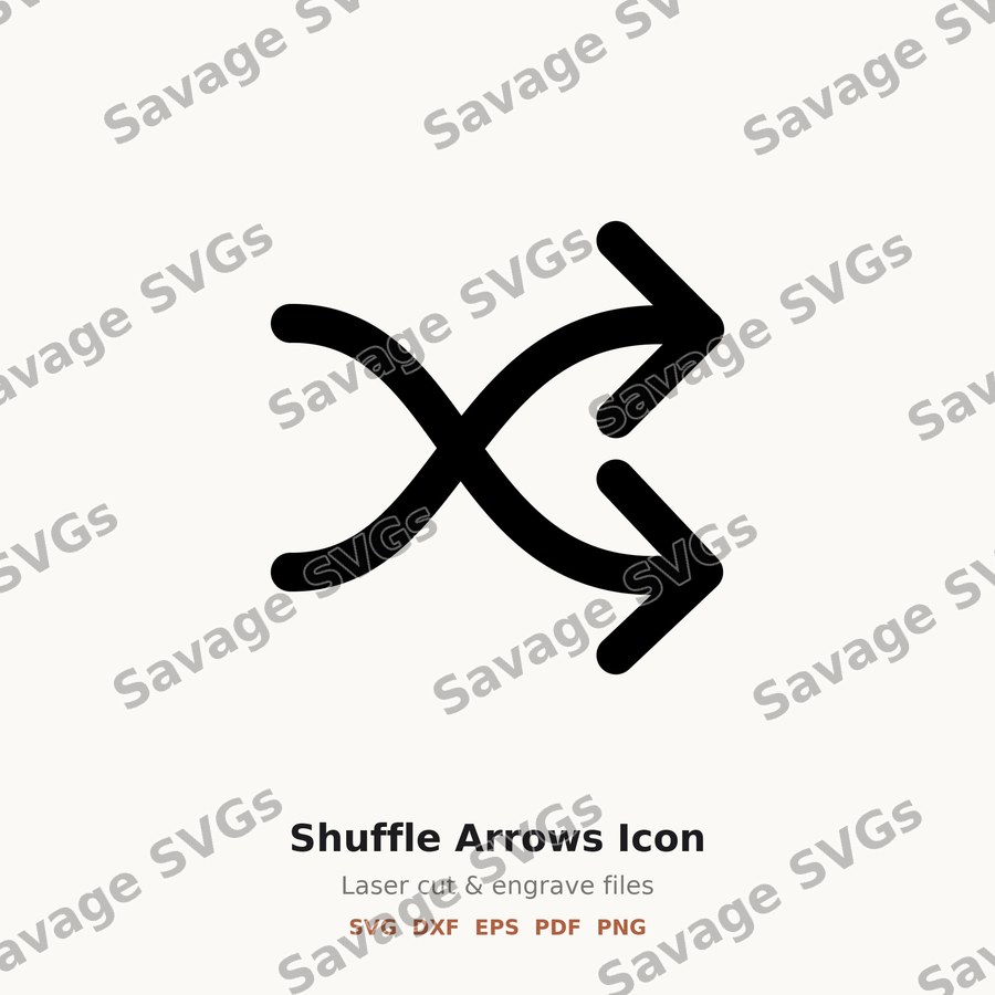 Shuffle Arrows Icon