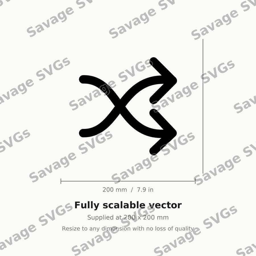Shuffle Arrows Icon