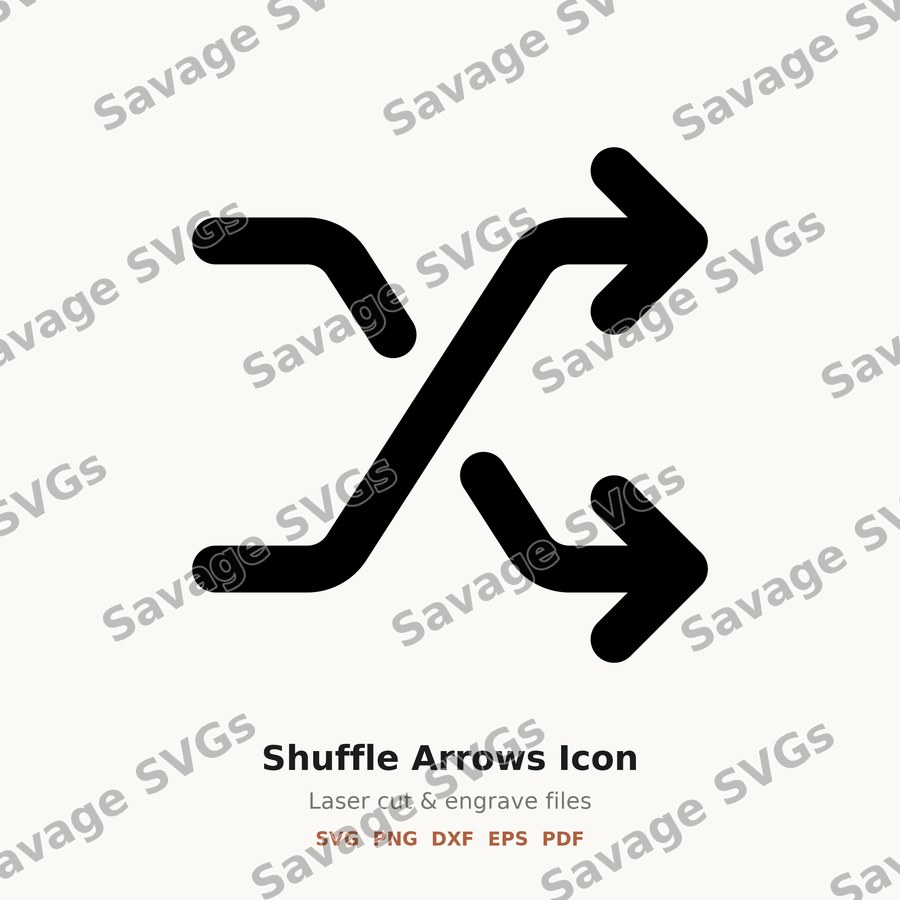 Shuffle Arrows Icon