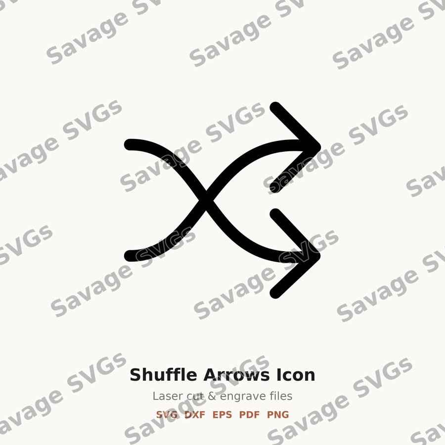 Shuffle Arrows Icon