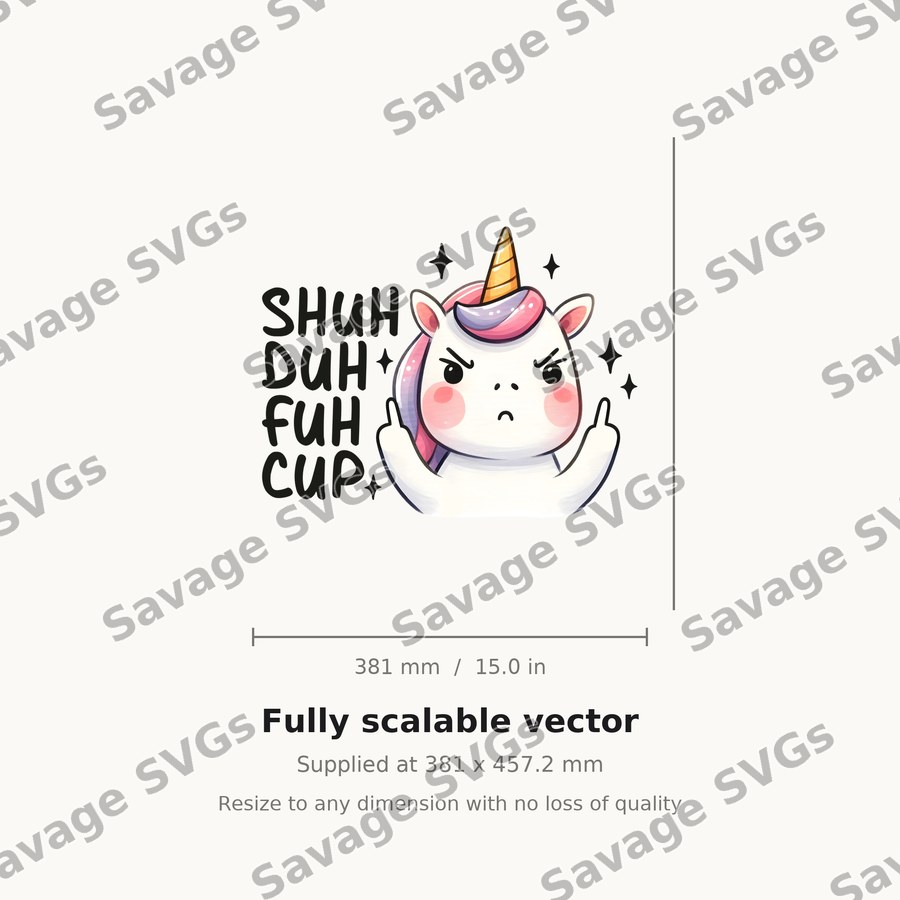 Shuh Duh Fuh Cup Unicorn