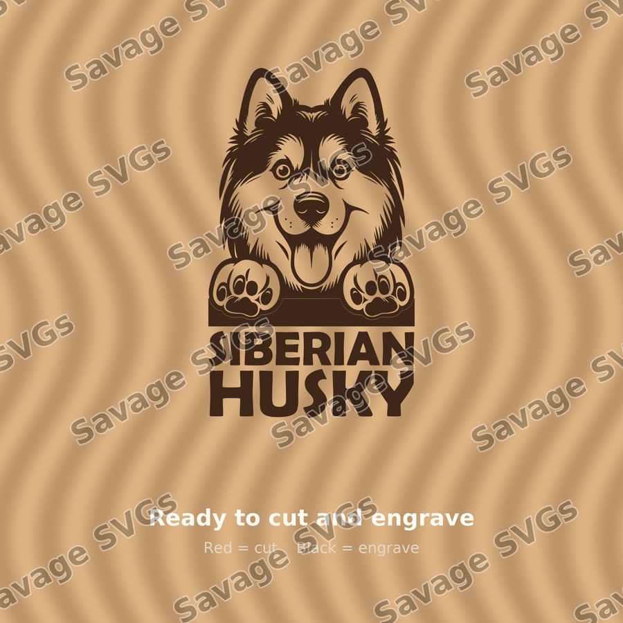 Siberian Husky Face