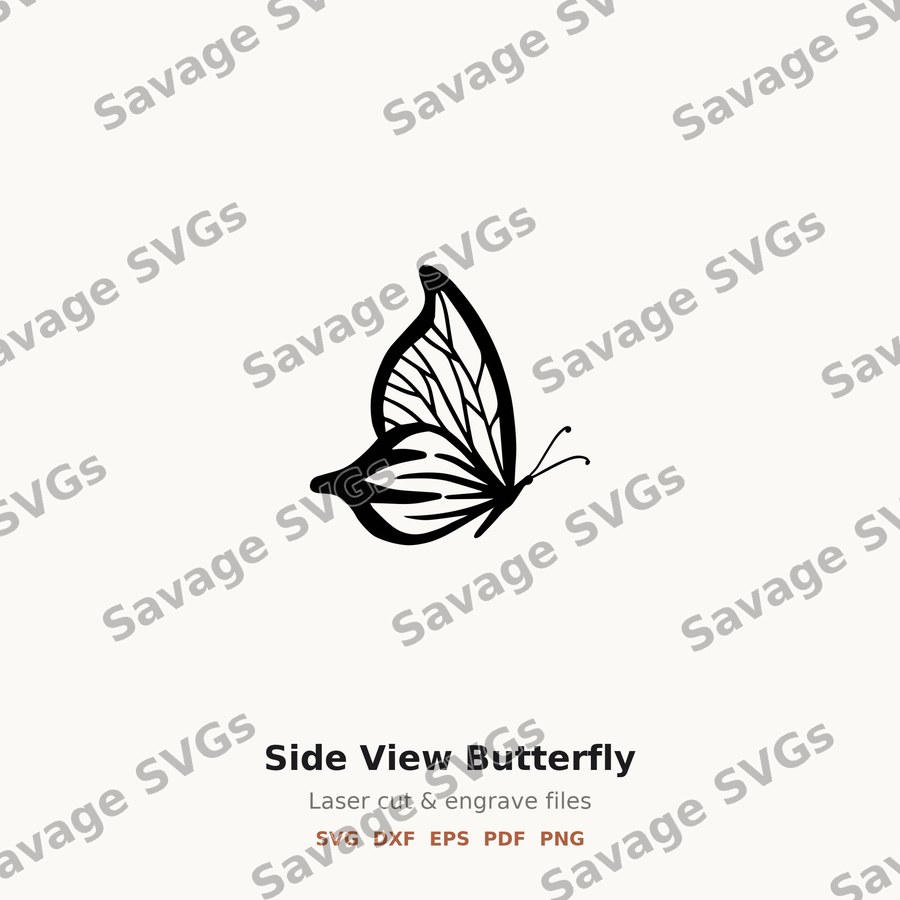 Side View Butterfly