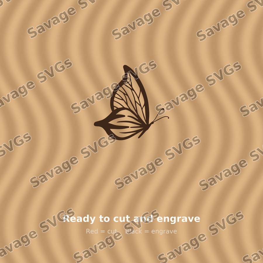 Side View Butterfly