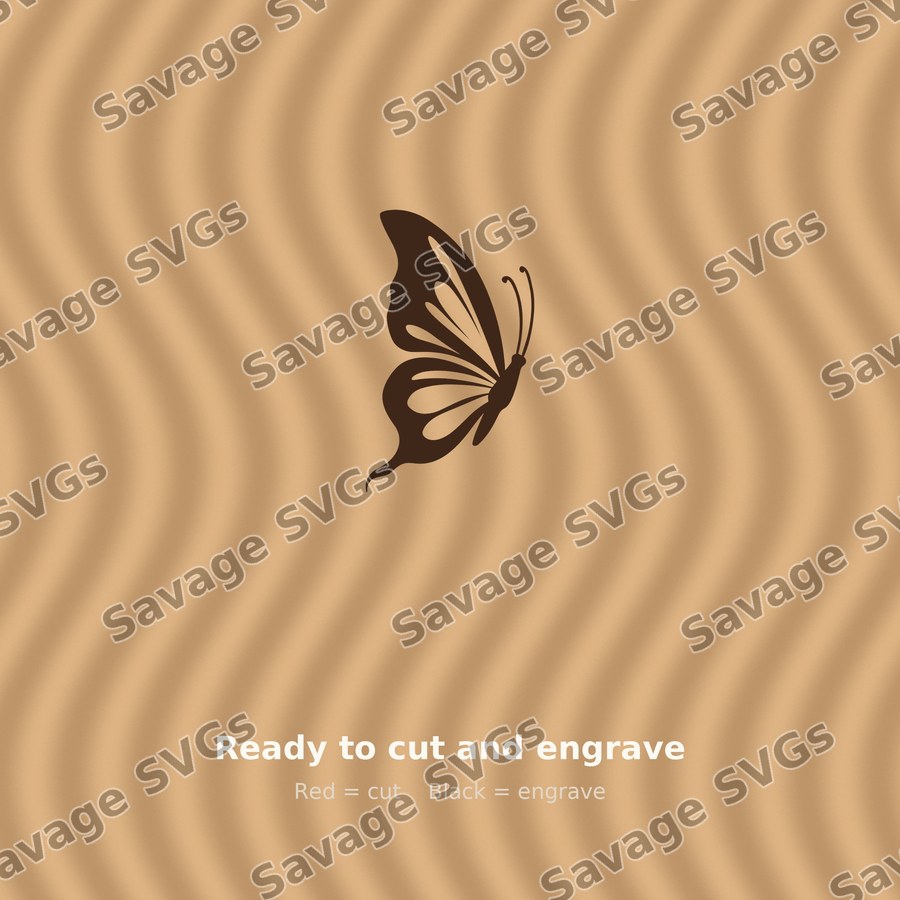Side View Butterfly