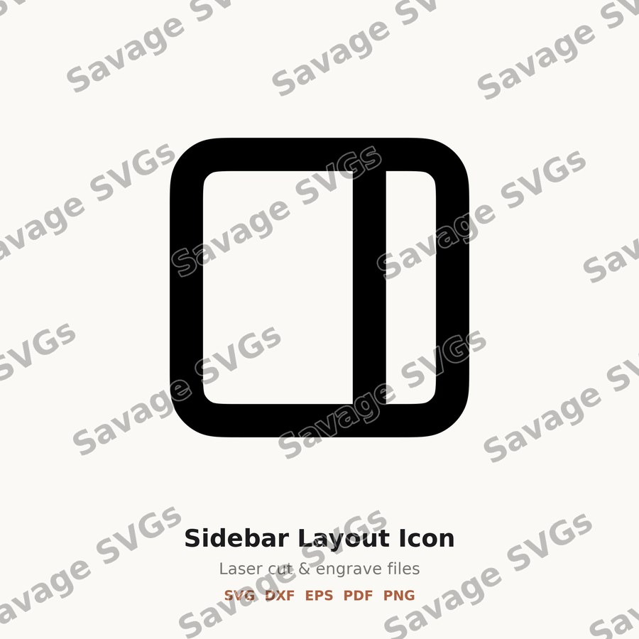 Sidebar Layout Icon