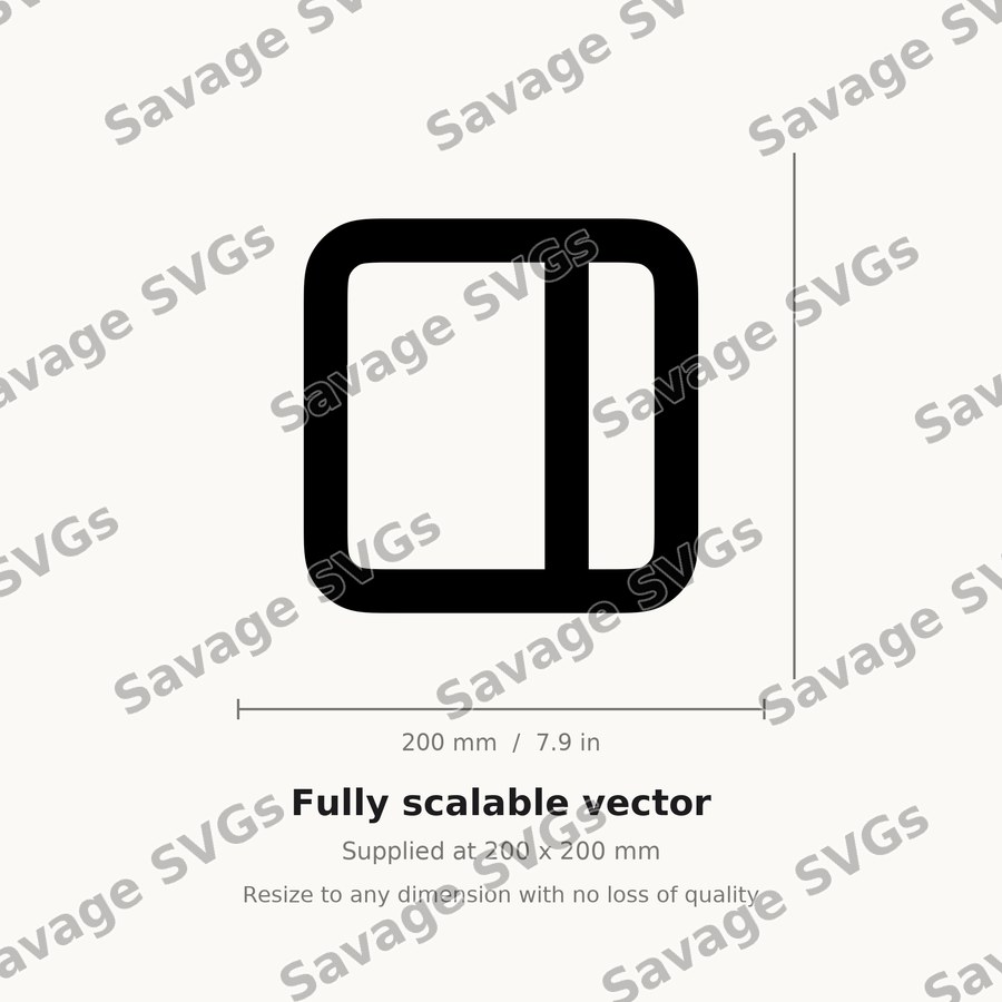 Sidebar Layout Icon