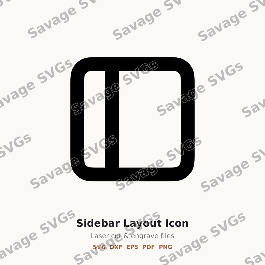Sidebar Layout Icon