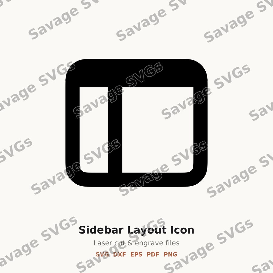 Sidebar Layout Icon