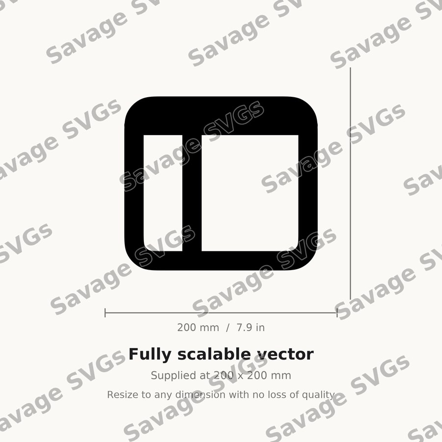 Sidebar Layout Icon