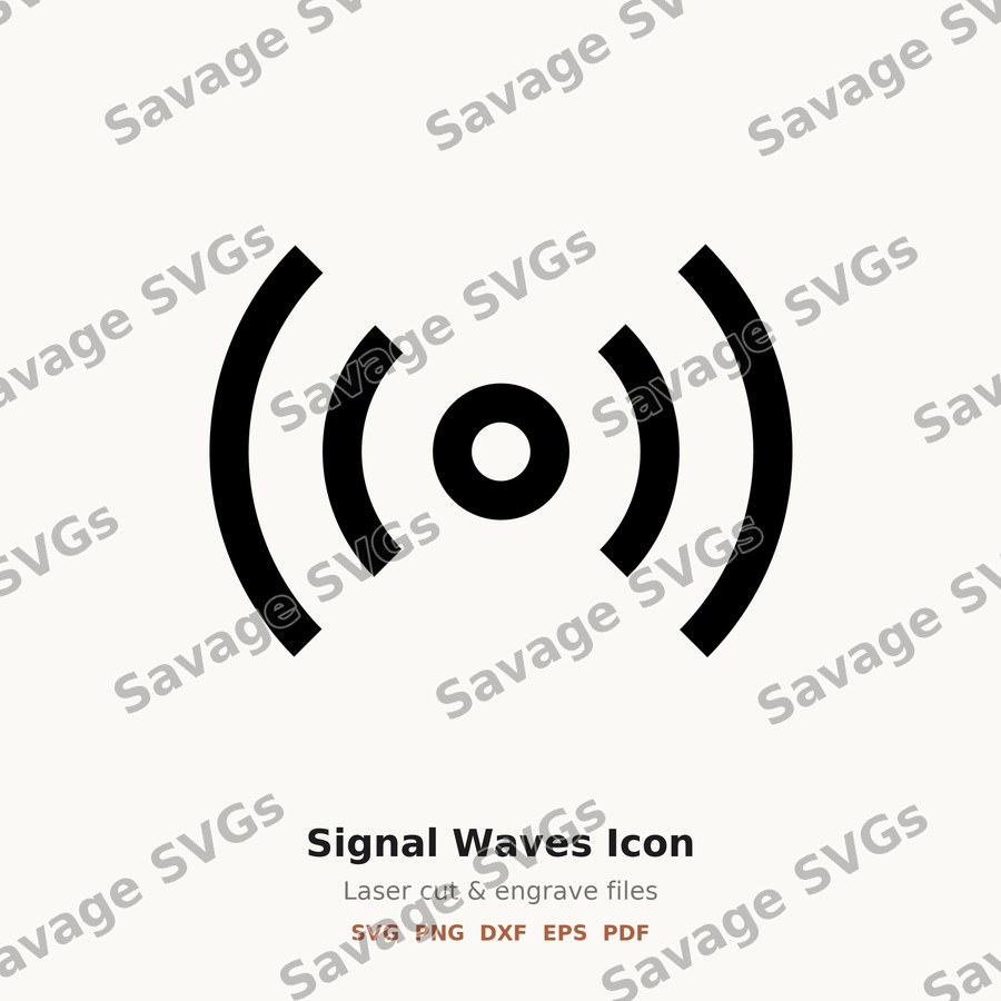 Signal Waves Icon